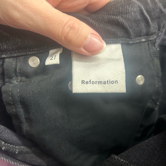 Reformation Jeans | Black | Size 27 - Picture 6 of 7
